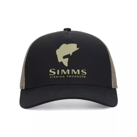 Кепка Simms Double Haul Trucker Stone Black