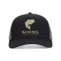 Кепка Simms Double Haul Trucker Stone Black