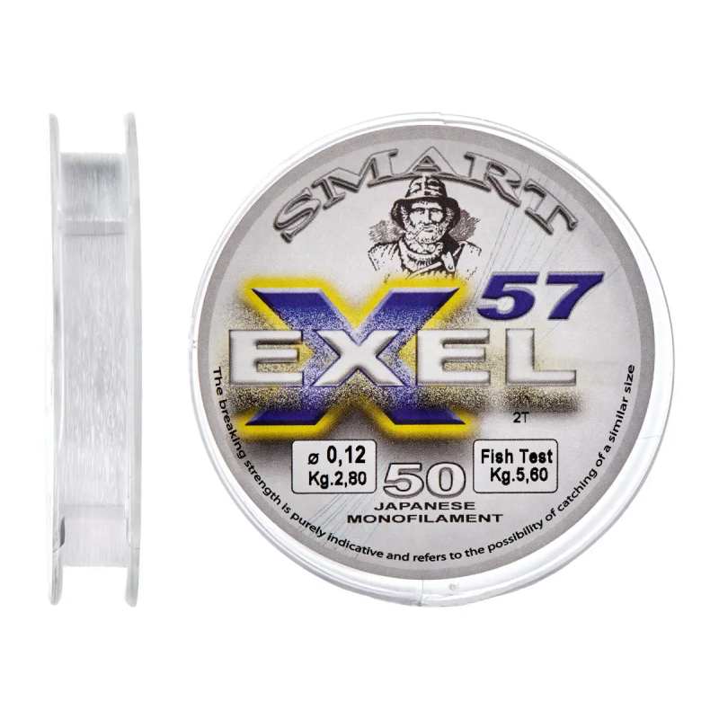 Волосінь Smart Exel 57 50m 0.08mm 1.5kg