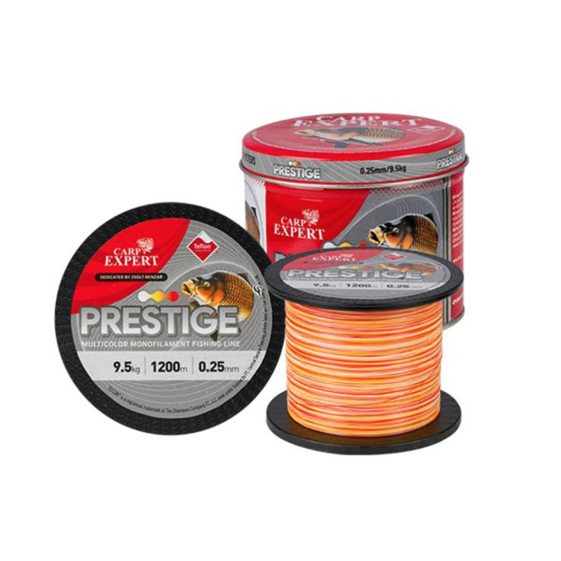 Волосінь Energofish CARP EXPERT Prestige Multicolor Teflon 1200m 0.30mm 13.2kg