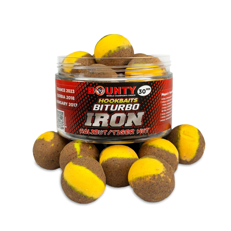 Преміум-насадка BITURBO IRON HALIBUT / TIGER NUT 10/12мм