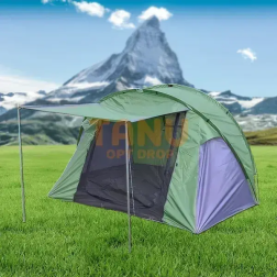 Кемпинговая туристическая палатка LANYU LY-1709, 3-х местная, с навесом
