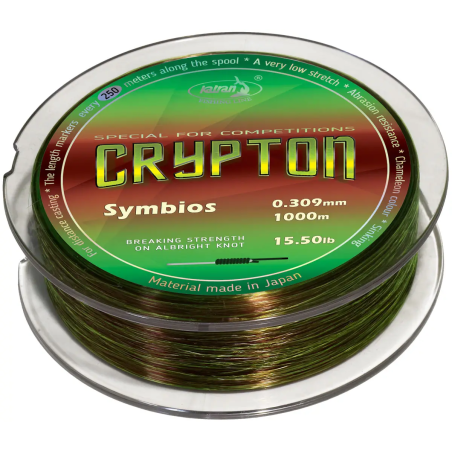 Волосінь Katran Crypton Symbios 1000m (camo-neon) 0.309mm 15.5lb/7.03kg