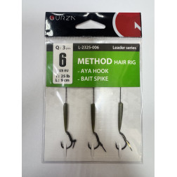 Карповий методний повідець з голкою Metod Hair Rig №6