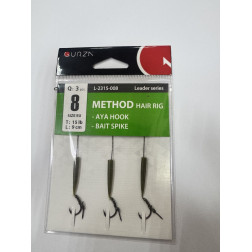 Карповий методний повідець з голкою Metod Hair Rig №8