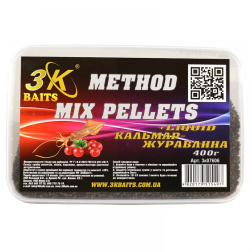 Пеллетс Method mix (кальмар-журавлина) 0,4 кг
