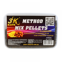 Пеллетс Method mix (солодка кукурудза-тигровий горіх) 0,4 кг
