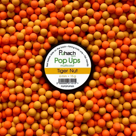 Puhach Baits Pop Ups 6 mm Multicolor - Tiger Nut (Тигровий горіх)