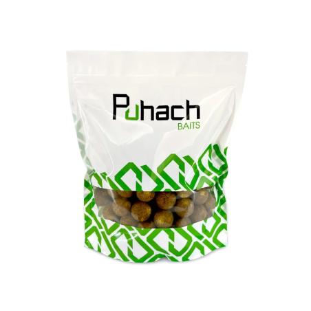 Варені бойли Puhach Baits Natural Line Shelf Life Boilies 24 mm 1 kg - Sweetcorn (Кукурудза)