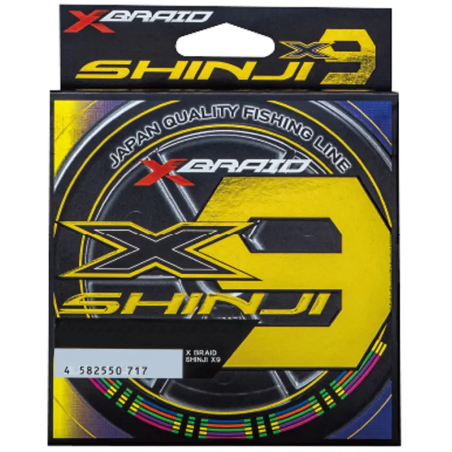 Шнур YGK X-Braid Shinji X9 200m (5 Colors And Yellow/Black Marks) 0.8 18.6lb