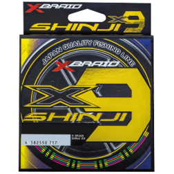 Шнур YGK X-Braid Shinji X9 200m (5 Colors And Yellow/Black Marks) 1.0 22.8lb