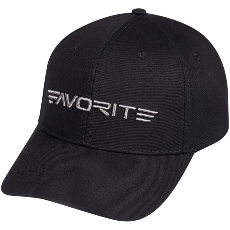 Кепка Favorite Long Silver Logo 58 Black