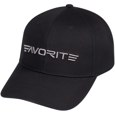 Кепка Favorite Long Silver Logo 58 Black