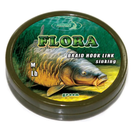 copy of Повідцевий матеріал Katran Flex Braided Hook Links 20m (Green Black) 25lb