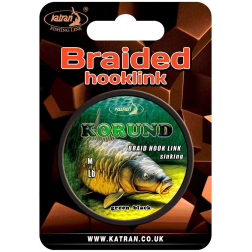 copy of Повідцевий матеріал Katran Flex Braided Hook Links 20m (Green Black) 25lb