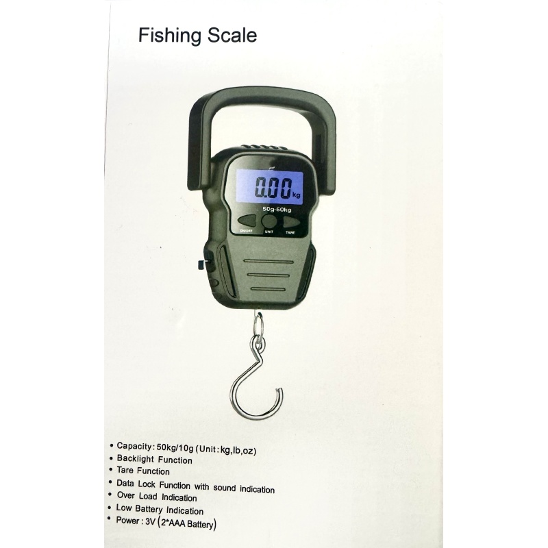 Ручні ваги електронні, з рулеткою Fish Scale