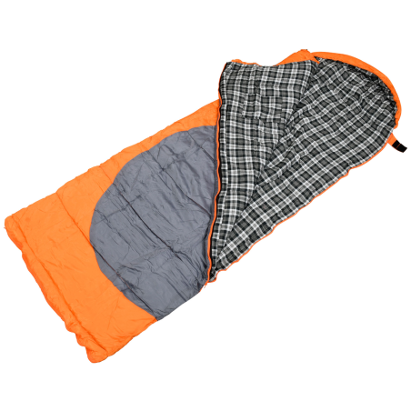 Спальний мішок Forrest Voyager+ 16°C Sleeping Bag Orange-Gray Leftt