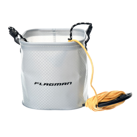 Відро для води Flagman Gray Eva Bucket Square