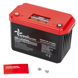 Літій-ферумний акумулятор Weekender Lifepo4 CNLFP 100Ah 12.8V (DS) з екраном