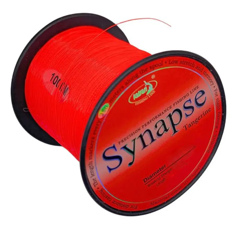 Волосінь Katran Synapse Tangerine 1000m (red-orange) 0.309mm 15.45lb/7.01kg