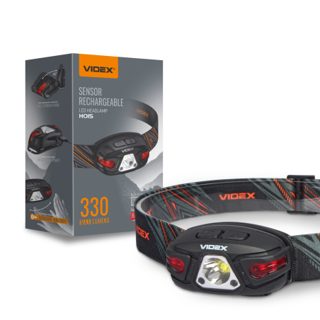 Налобний світлодіодний ліхтарик VIDEX VLF-H015 330Lm 5000K