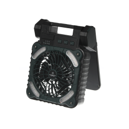 Кемпинговый вентилятор Forrest Camper Camping Solar Fan Black-Green