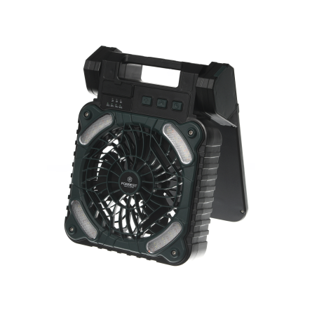 Кемпинговый вентилятор Forrest Camper Camping Solar Fan Black-Green