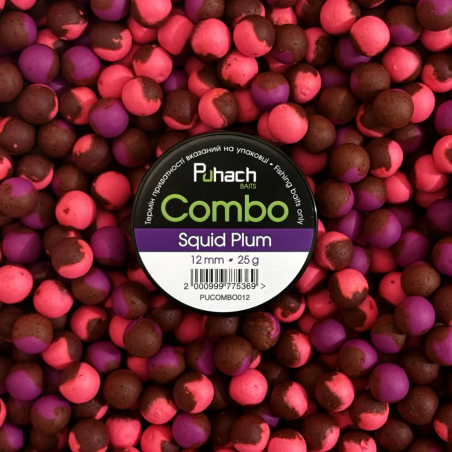 Puhach Baits Combo 15 mm - Squid Plum (Кальмар/Слива), 40g