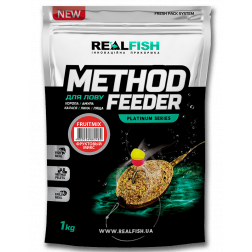 Прикормка Real Fish Premium Series Method Feeder FruitMix Фруктовий Мікс 0.8 kg