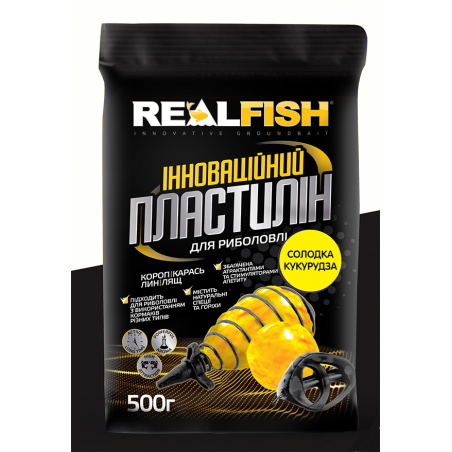 ПЛАСТИЛИН Real Fish Сладкая Кукуруза