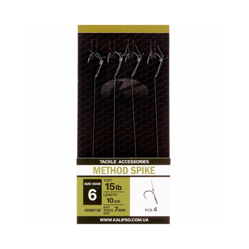Повідець Kalipso Method spike pro 10cm №6(4)