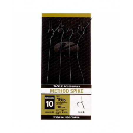 Поводок Kalipso Method spike pro 10cm №10(4
