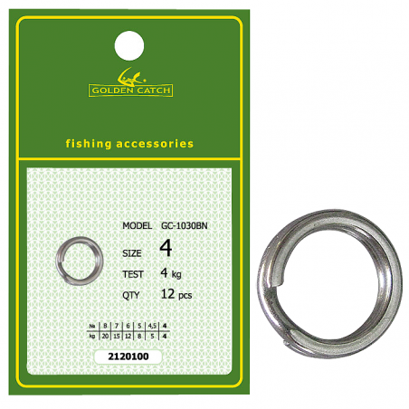 Заводное кольцо GC Split Ring 1030BN (12шт)