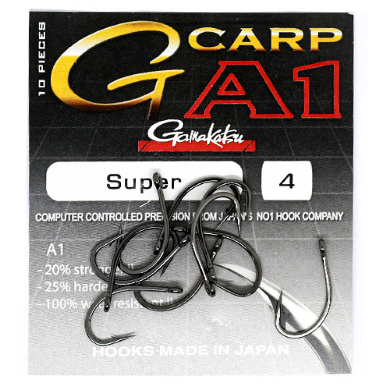 Крючок Gamakatsu G-Carp A1 Super Black