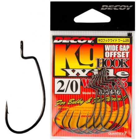 Крючок Decoy Worm25 Hook Wide