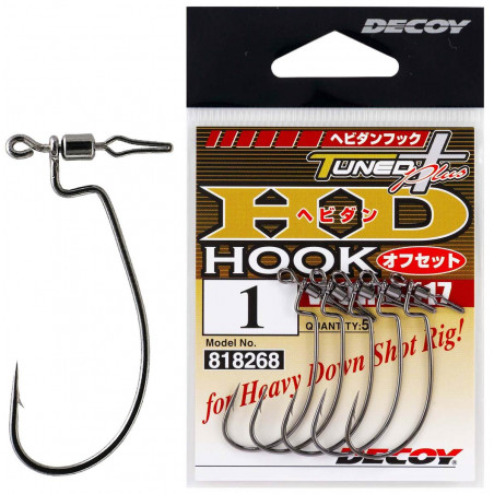 Крючок Decoy Worm117 HD Hook Offset