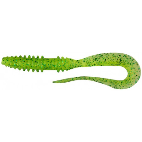 Силикон Keitech Mad Wag Slim 4.5" (9 шт/уп) 424 lime chartreuse