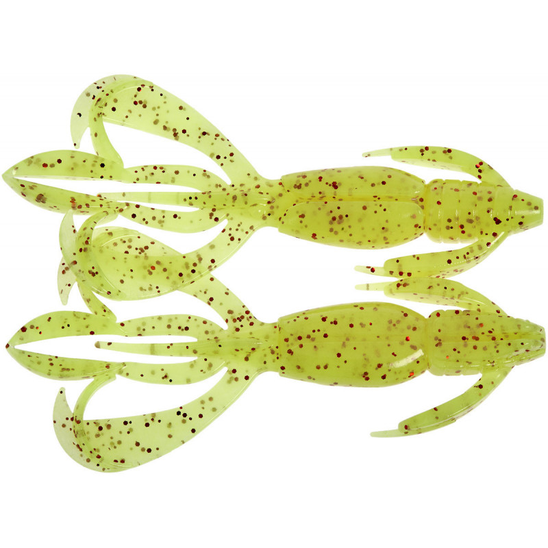 Силикон Keitech Crazy Flapper 2.8" (8 шт/уп) pal_01 chartreuseredflake