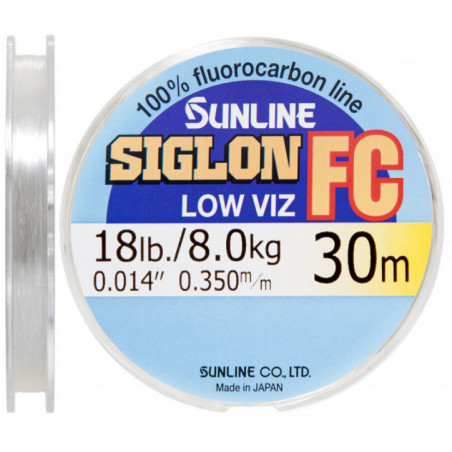 Флюорокарбон Sunline Siglon FC 30m 0.350mm 8.0kg поводковый