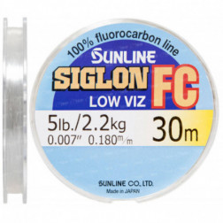 Флюорокарбон Sunline Siglon FC 30m 0.180mm 2.2kg поводковый