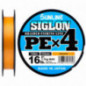 Шнур Sunline Siglon PE х4 150m (оранж.) 0.4/0.108 mm 6lb/2.9 kg